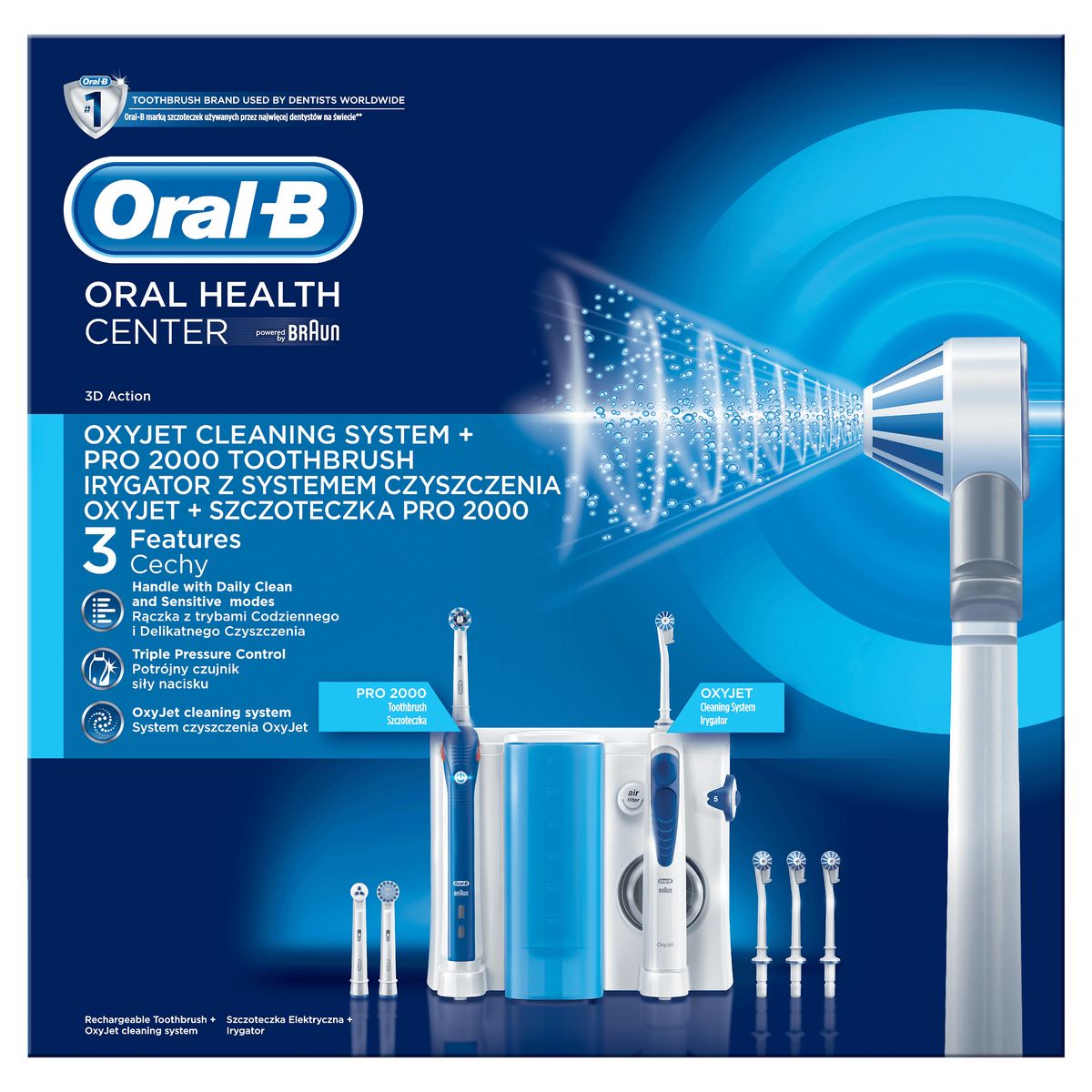 ORAL B Jet dentaire PRO2000+OXYJETOC20.535.2