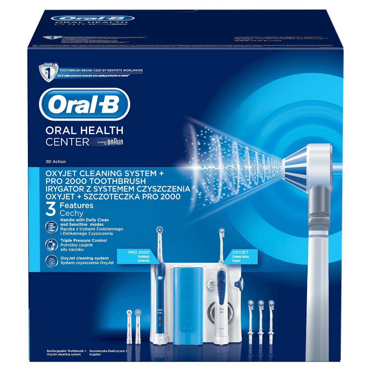 ORAL B Jet dentaire PRO2000+OXYJETOC20.535.2