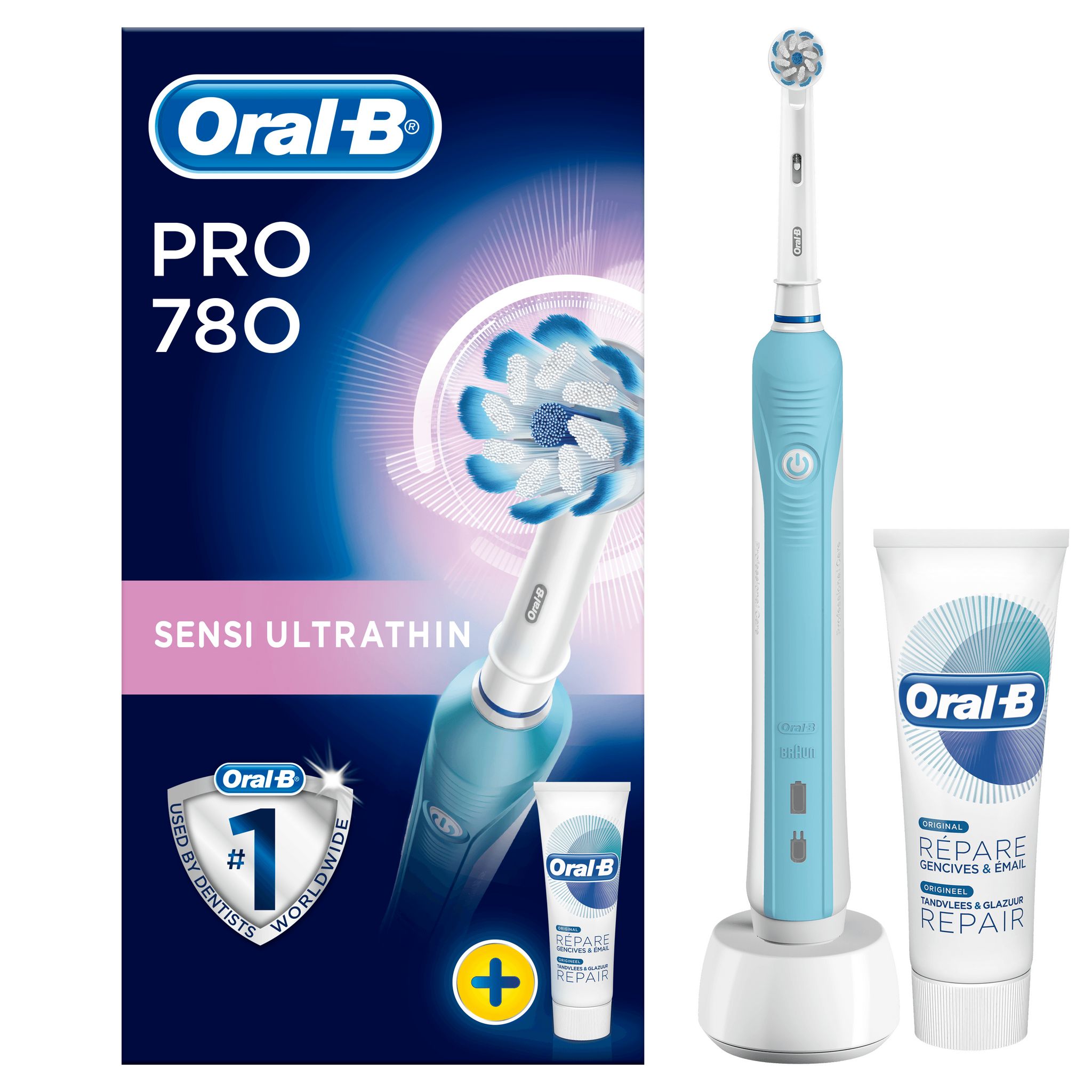 Voir la diapositive 2 : ORAL-B Brosse à dents électrique - PRO 780 SENSI
