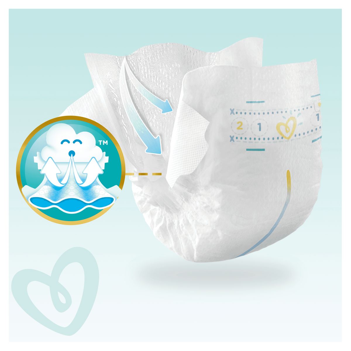 PAMPERS Premium protection couches taille 3 (6-10kg) 99 couches