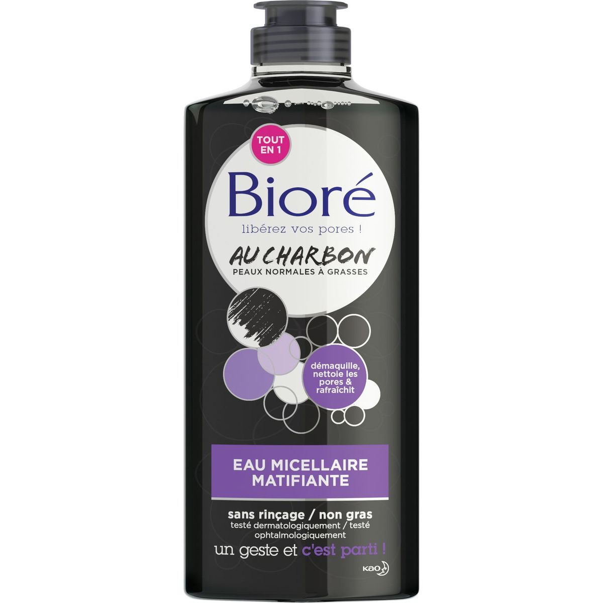 BIORE Eau micellaire matifiante peaux normales à grasses 300ml