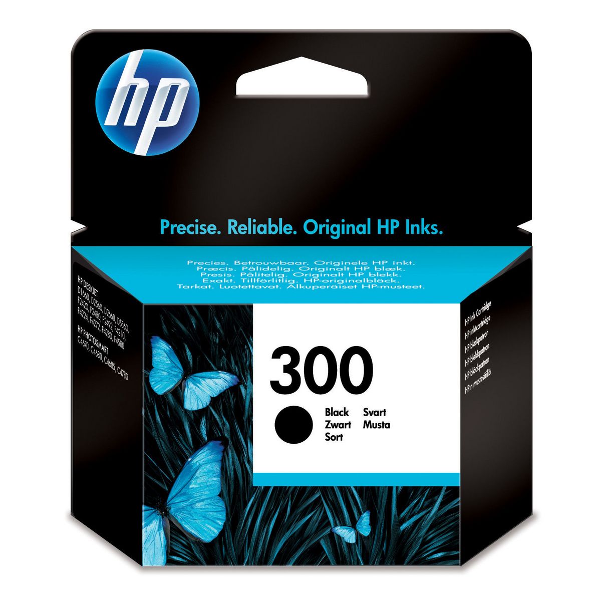 HP Cartouche d'Encre HP 300 Noire Authentique (CC640EE)
