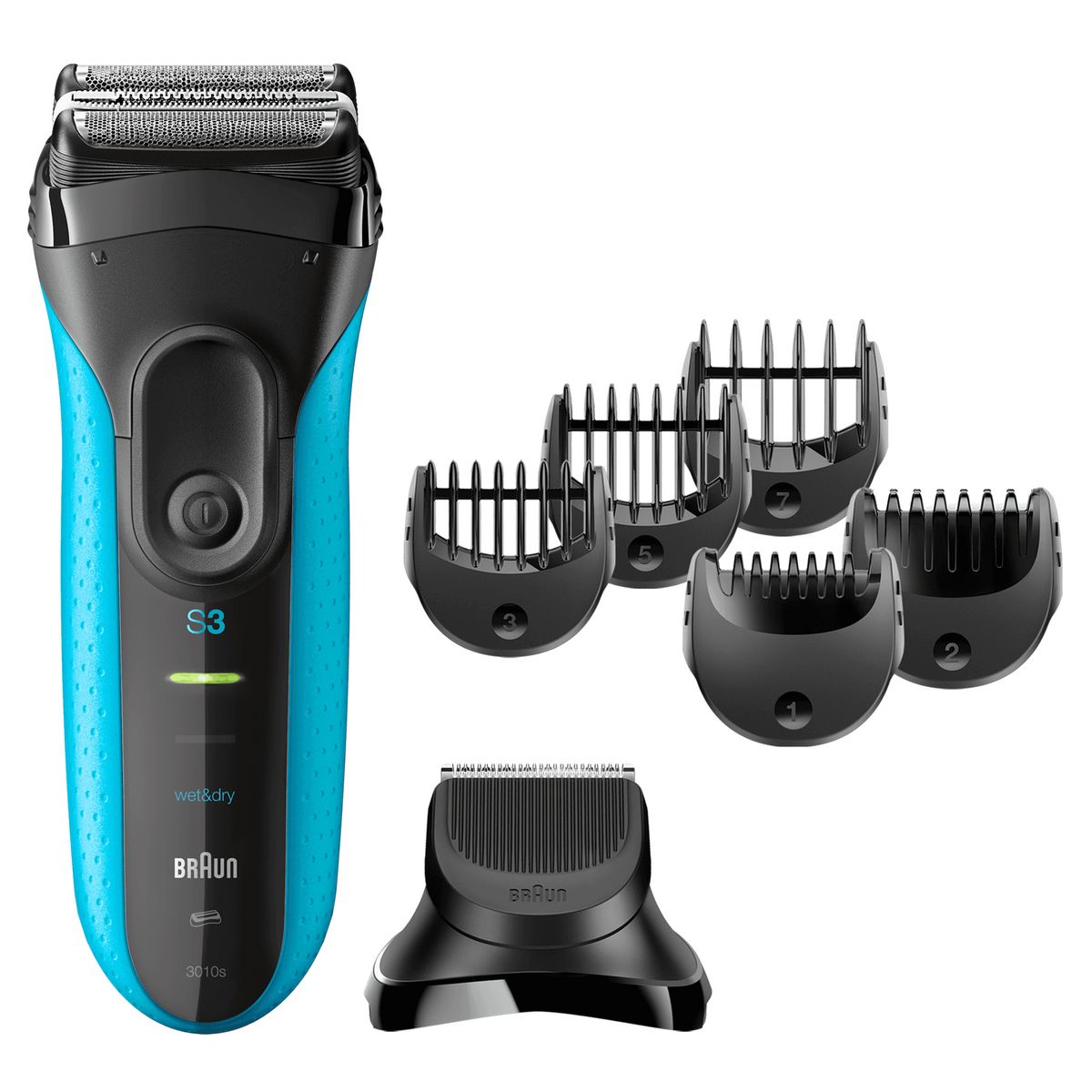 BRAUN Rasoir masculin à grilles 3010BT Series 3 Shave&Style