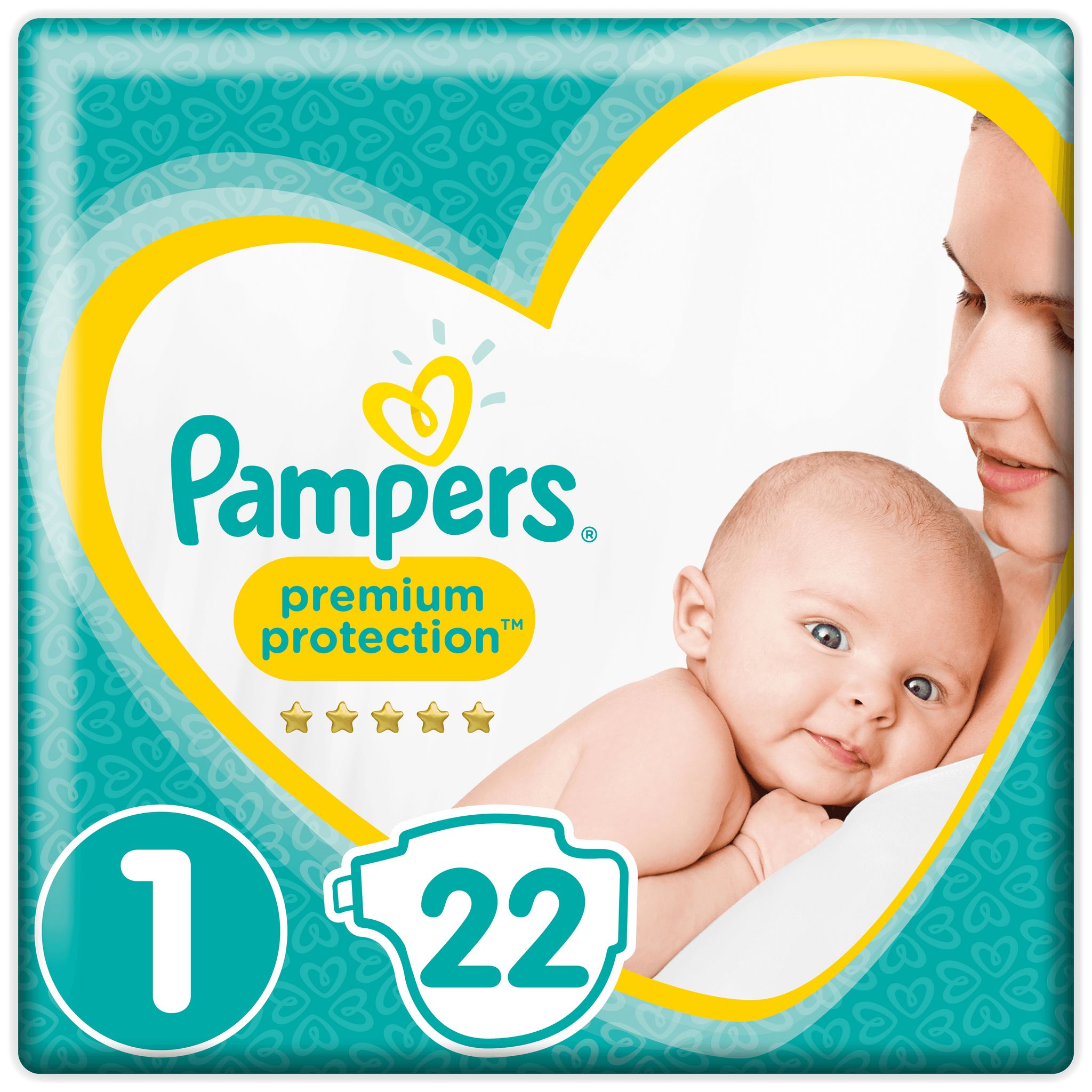 Voir la diapositive 3 : PAMPERS Premium protection couches taille 1 (2-5kg) 22 couches