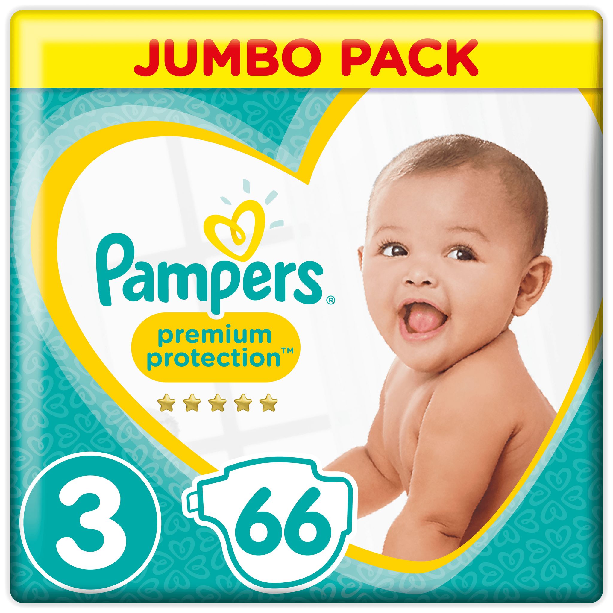 Voir la diapositive 5 : PAMPERS Premium protection couches taille 3 (6-10kg) 66 couches