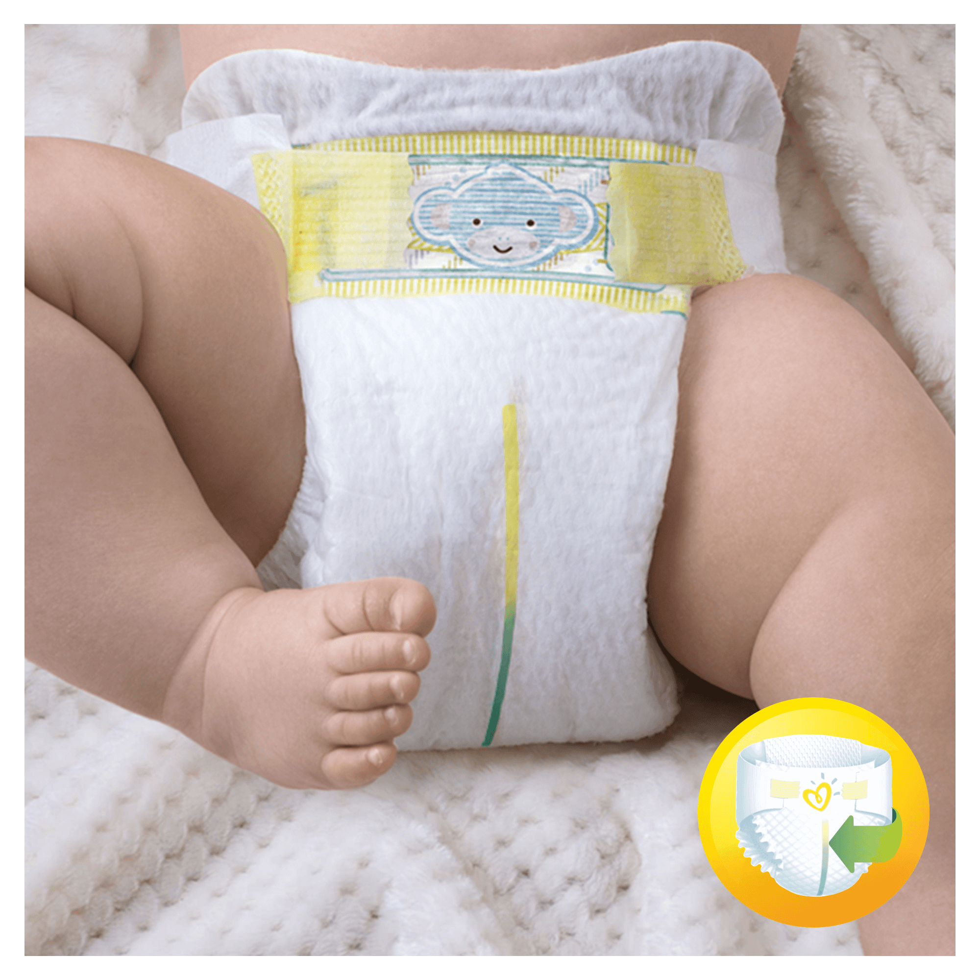 Voir la diapositive 6 : PAMPERS Premium protection couches taille 3 (6-10kg) 66 couches