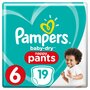 PAMPERS Pampers Baby-dry pants culottes taille 6 (+15kg) x19 19 couches