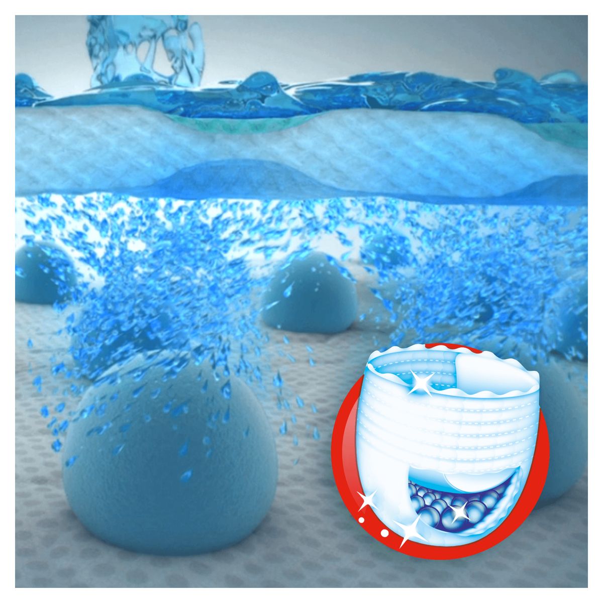 PAMPERS Baby-dry pants culottes taille 3 (6-11kg) 92 couches