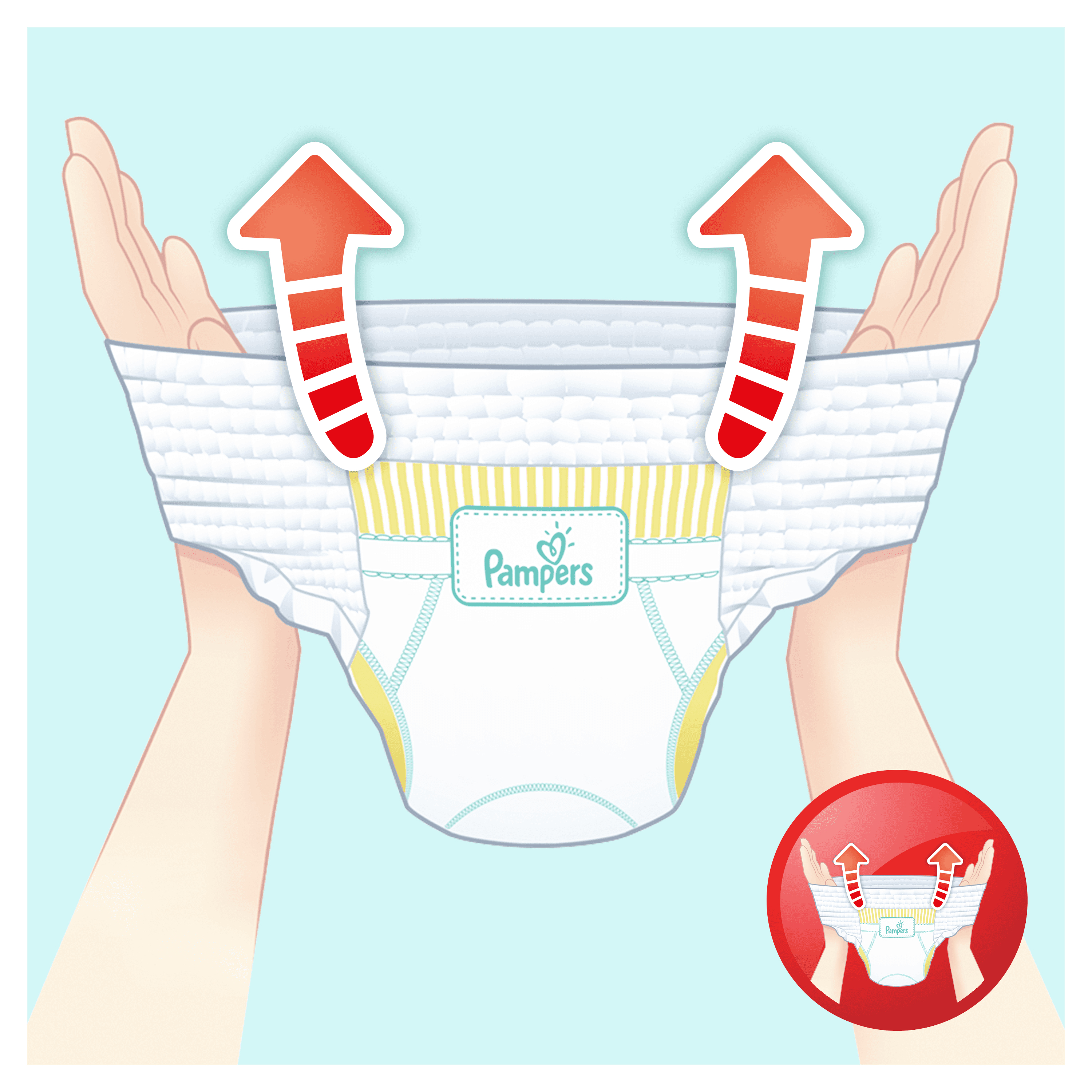 Voir la diapositive 8 : PAMPERS Baby-dry pants culottes taille 3 (6-11kg) 92 couches