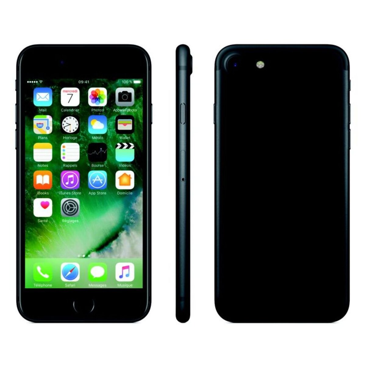 APPLE IPhone - 7 reconditionné A++ - 256 Go - 4.7 pouces - Noir - 4G