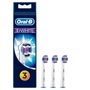 Voir la diapositive 16 : BRAUN accessoires electromenager EB18X3 WHITE Lot de 3 Brossettes 3D White Oral-B