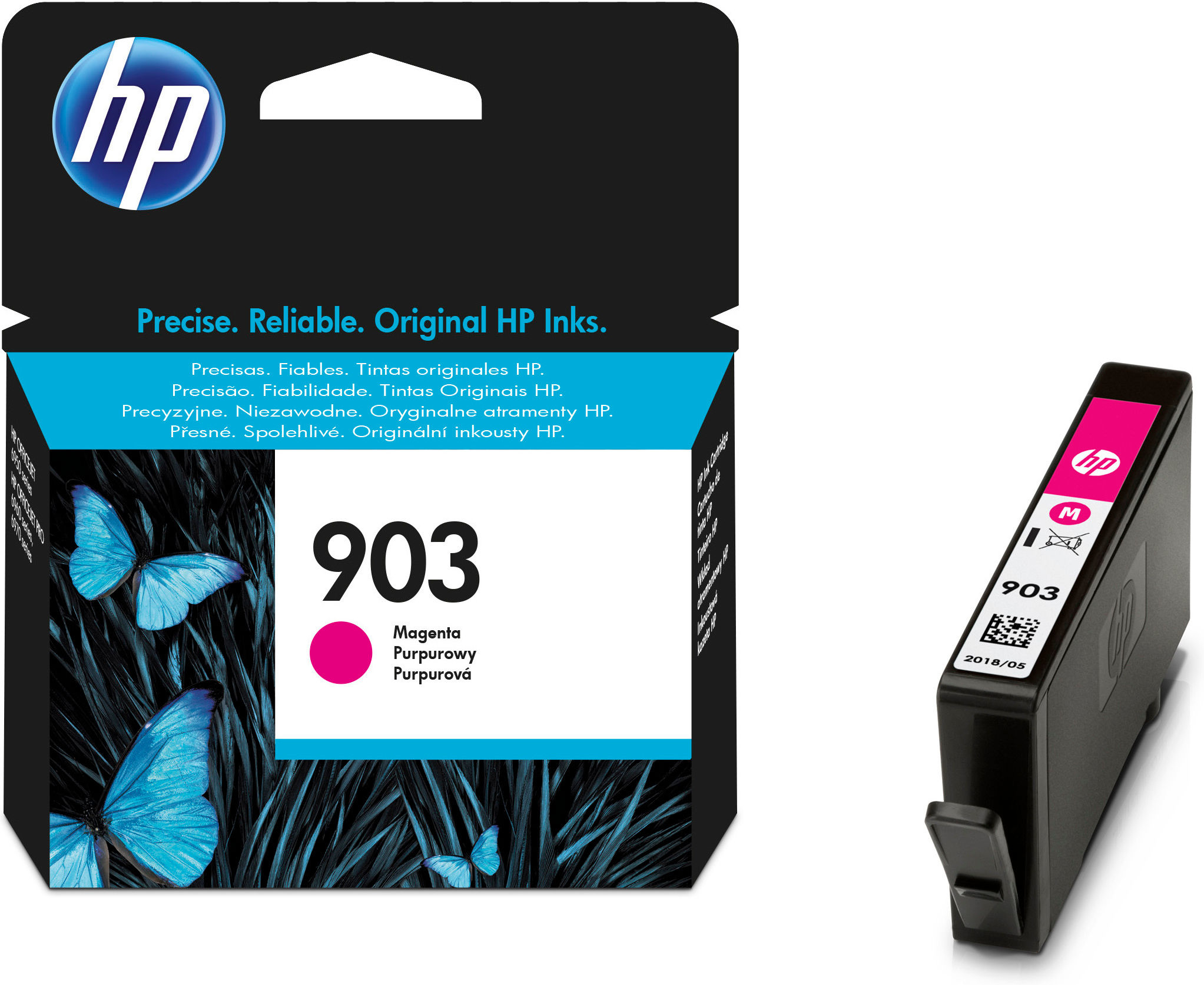 Voir la diapositive 8 : HP Cartouche d'Encre HP 903 Magenta Authentique (T6L91AE) pour HP OfficeJet 6950, HP OfficeJet Pro 6960 / 6970