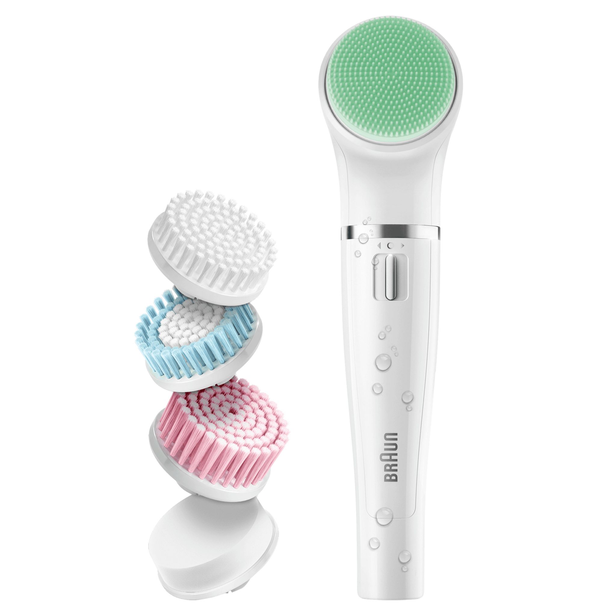 Voir la diapositive 10 : BRAUN Lot de 4 brosses de rechange FaceSpa 80MV pour soins visage