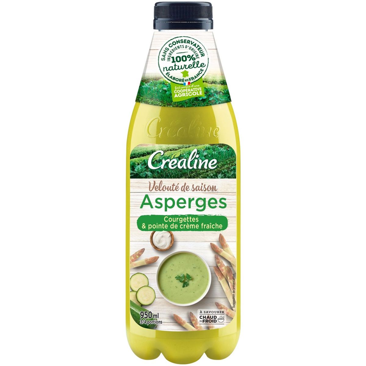 CREALINE Créaline soupe de saison légumes d'antan 950ml