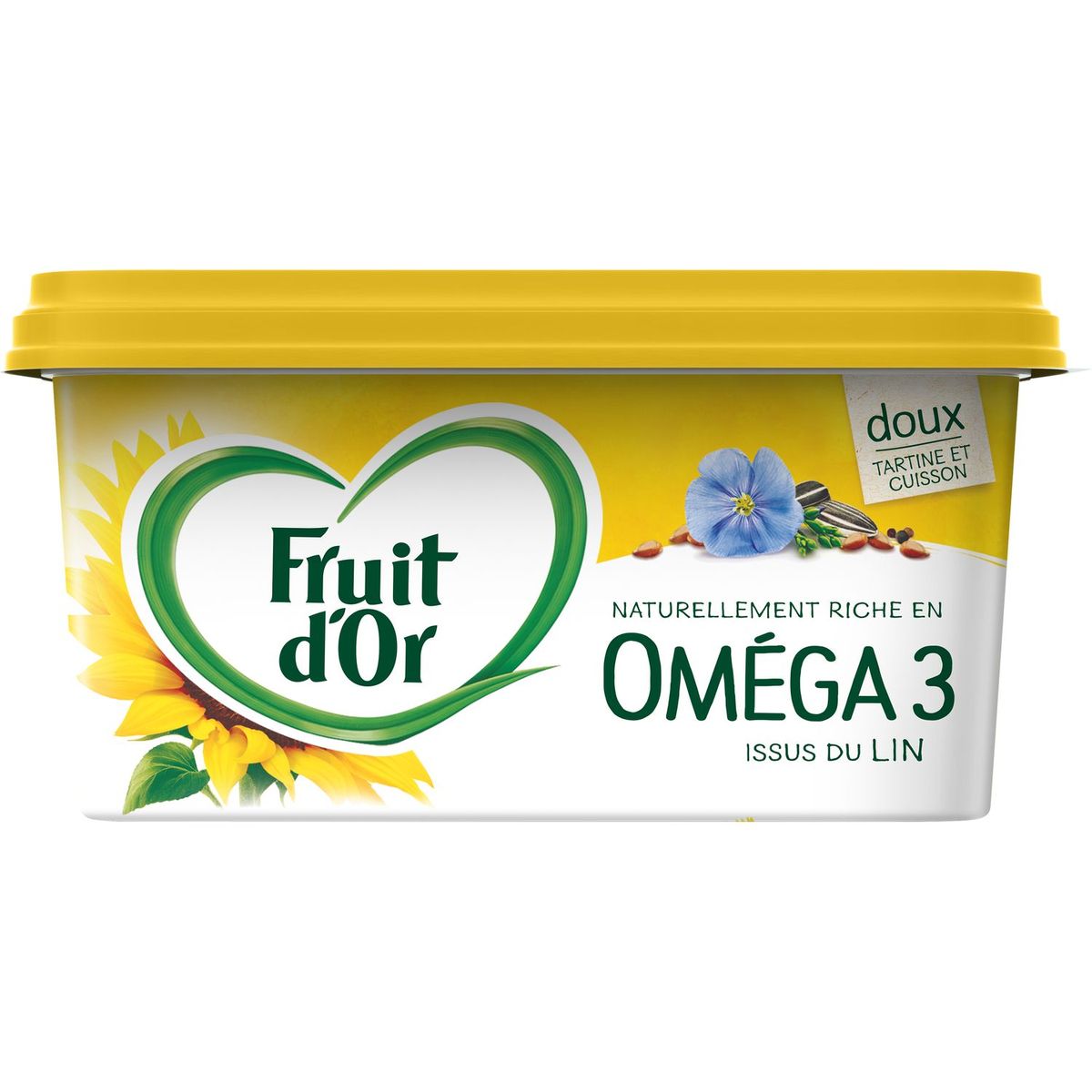 FRUIT D'OR Fruit d'or margarine oméga 3 tartine et cuisson doux 510g