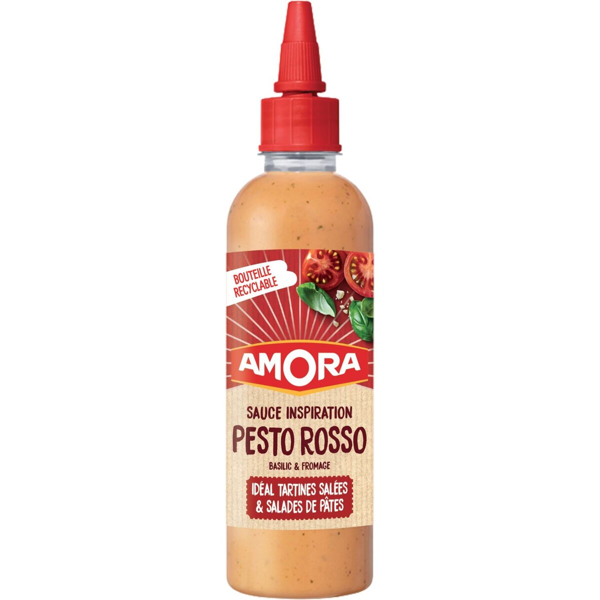 AMORA Amora Sauce inspiration pesto rosso basilic et fromage 220g 220g