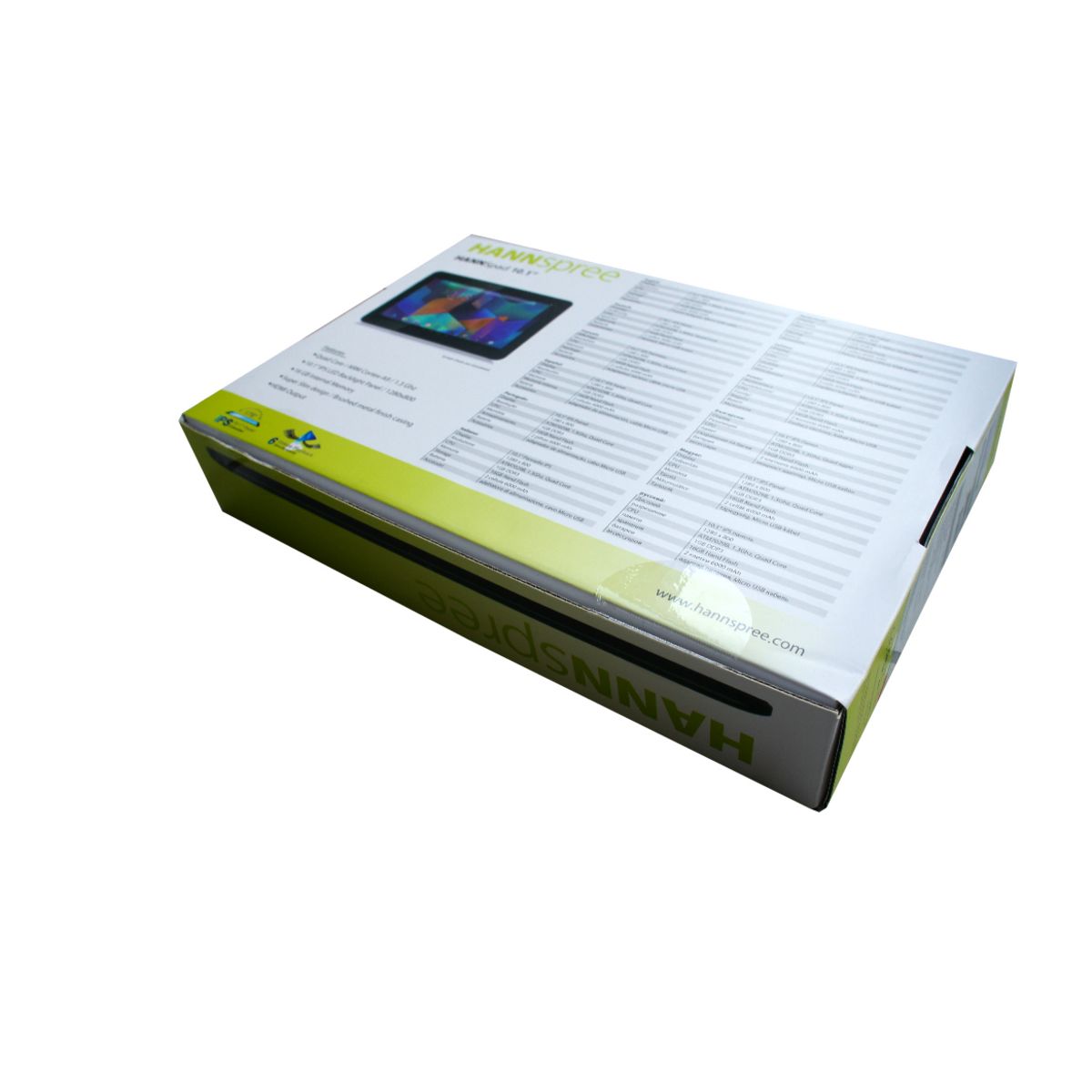 HANNSPREE Tablette tactile HANNSPAD T74W 10.1'' HD Blanc