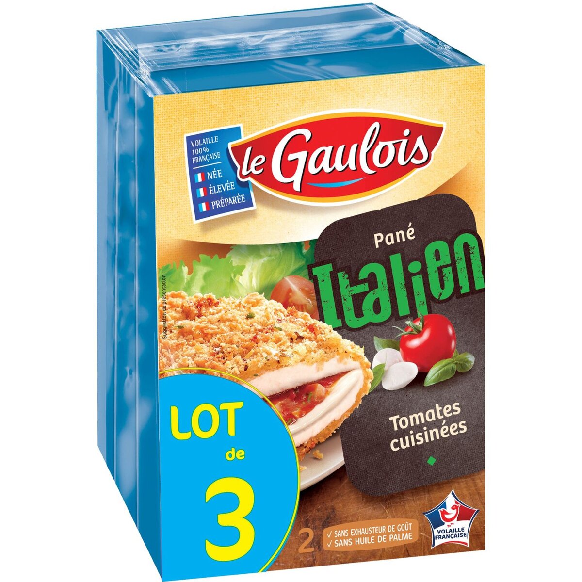 LE GAULOIS Le Gaulois panés italien x3 -600g