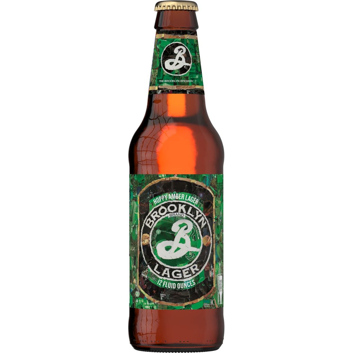 BROOKLYN Bière blonde lager 5,2% bouteille 35,5cl