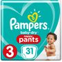 Voir la diapositive 3 : PAMPERS Baby-dry pants couches-culottes taille 3 (6-11kg) 31 couches