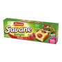 BROSSARD Savane Jungle fraise, sachets individuels 7 gâteaux 175g 7 gâteaux 175g