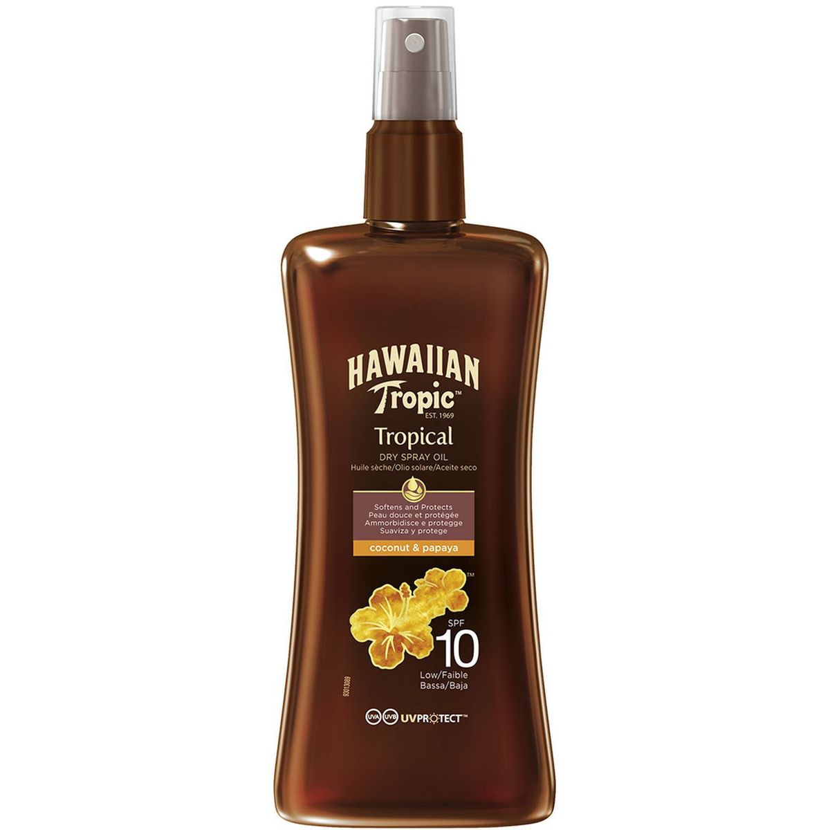 HAWAIIAN TROPIC Hawaiian Tropic huile solaire protectrice spf 10 -200ml