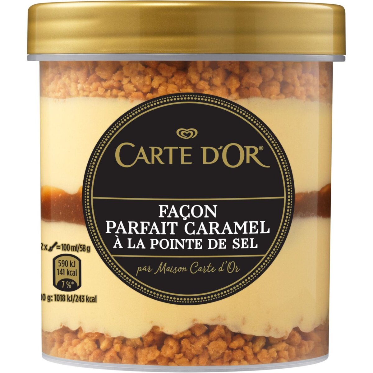 CARTE D'OR Carte d'Or Pot de glace au caramel et fleur de sel 250g 250g