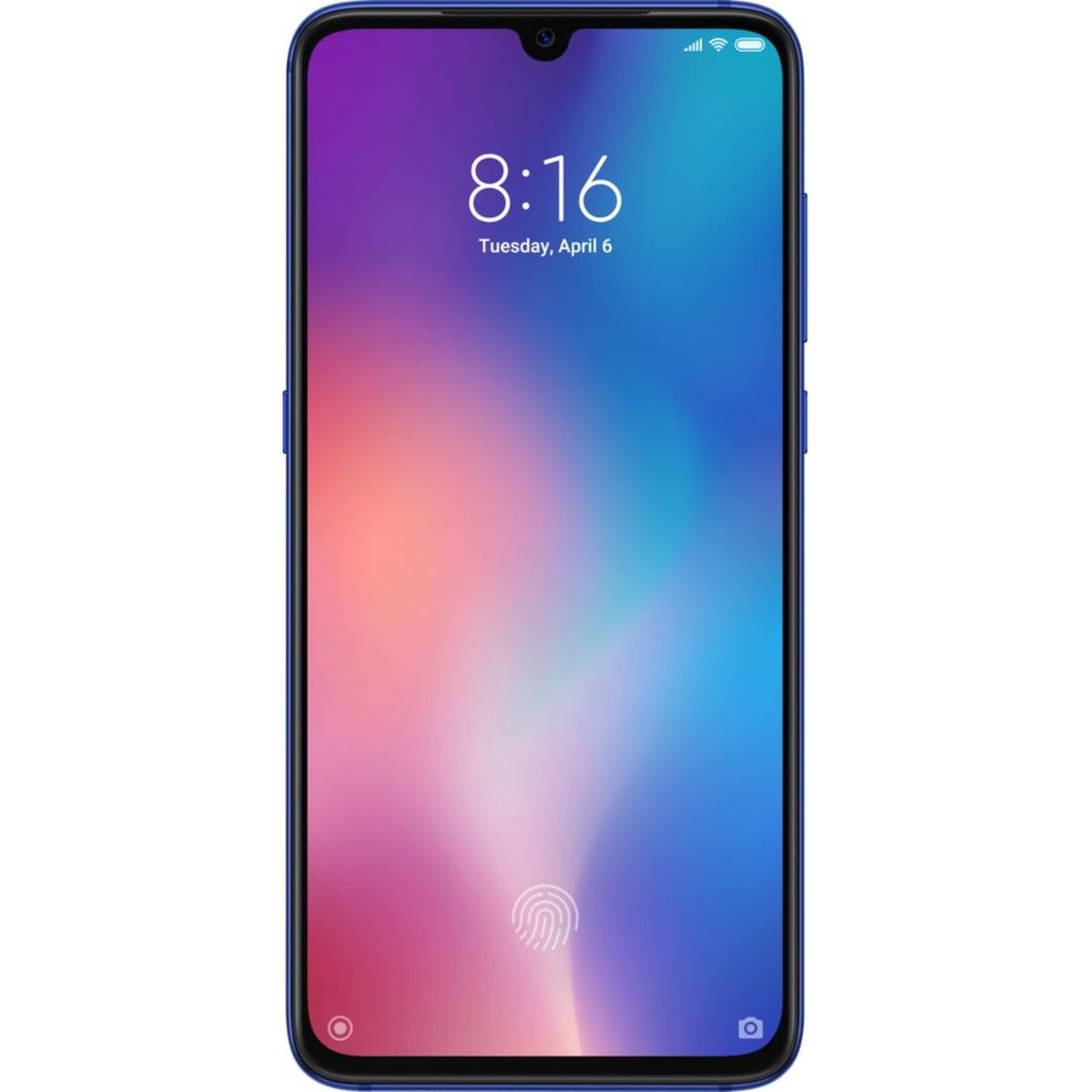 XIAOMI Smartphone - XIAOMI MI 9 - 64 Go - 6.4 pouces - Bleu - 4G - Double SIM - Verre ultra résistant