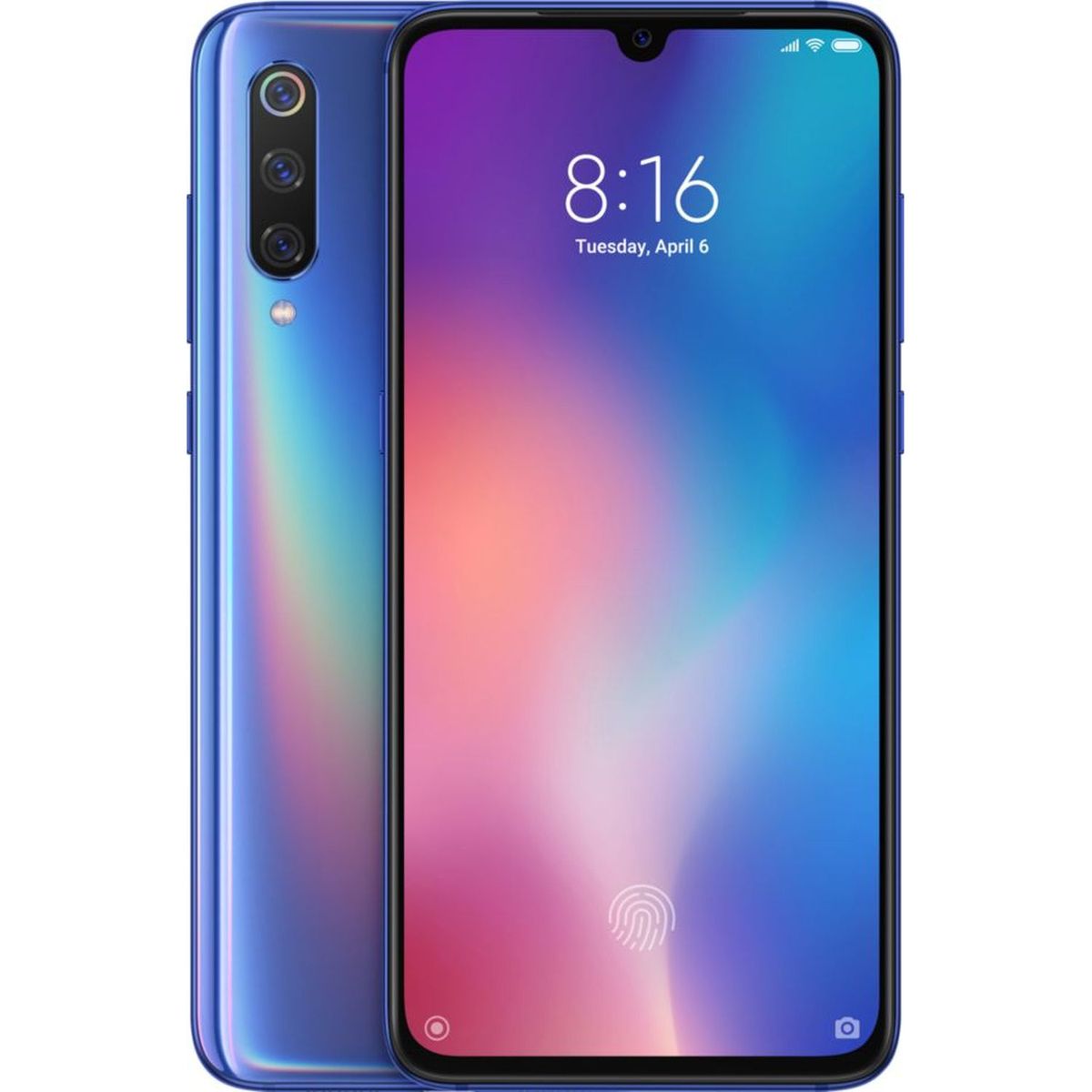 XIAOMI Smartphone - XIAOMI MI 9 - 64 Go - 6.4 pouces - Bleu - 4G - Double SIM - Verre ultra résistant