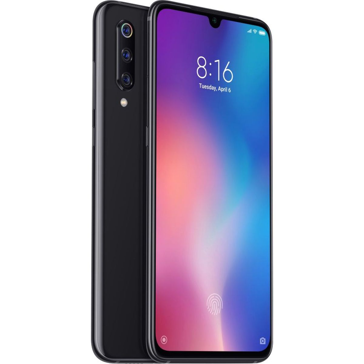 XIAOMI Smartphone - XIAOMI MI 9 - 64 Go - 6.4 pouces - Noir - 4G - Double SIM - Verre ultra résistant