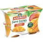 ANDROS Andros dessert sans sucre ajouté mangue avec morceaux 4x97g