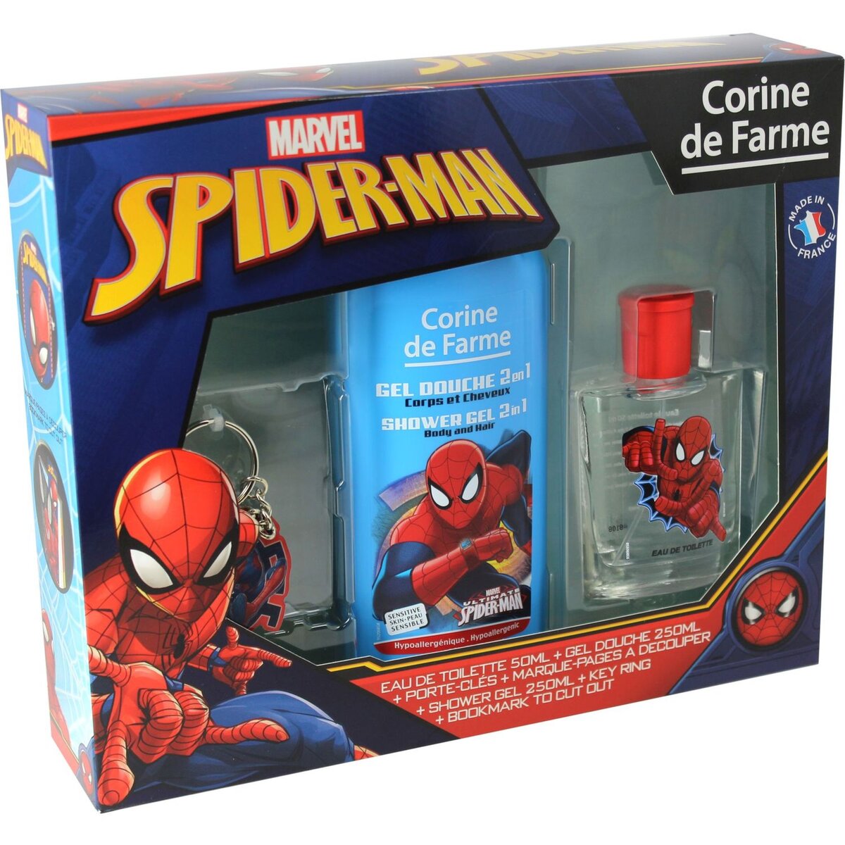 SPIDERMAN Spiderman coffret eau de toilette +gel douche +porte clé
