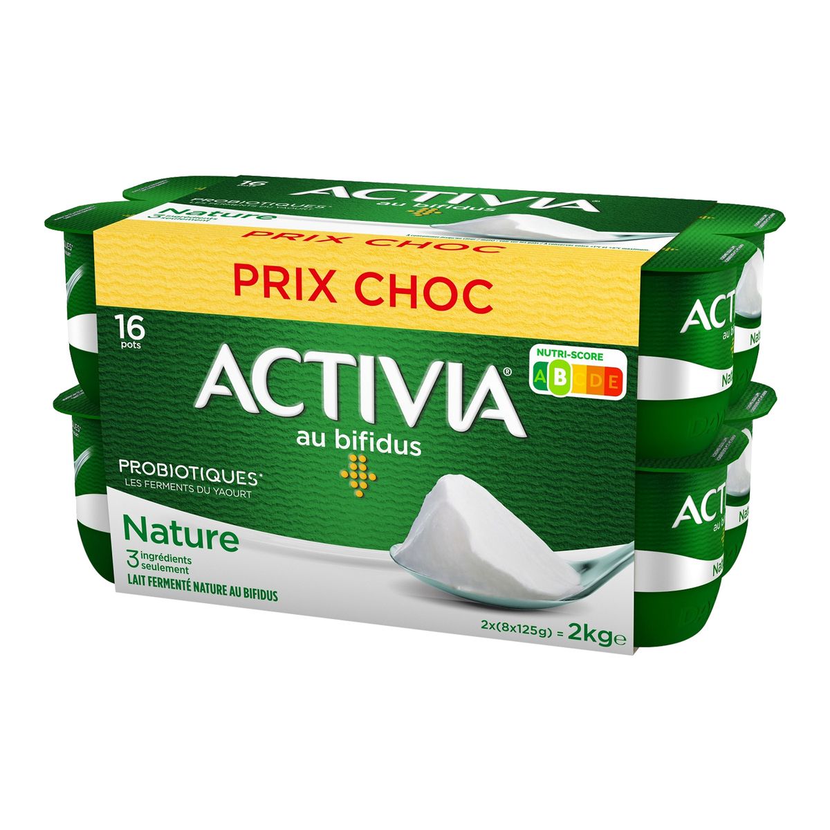 ACTIVIA Yaourt bifidus nature 16x125g