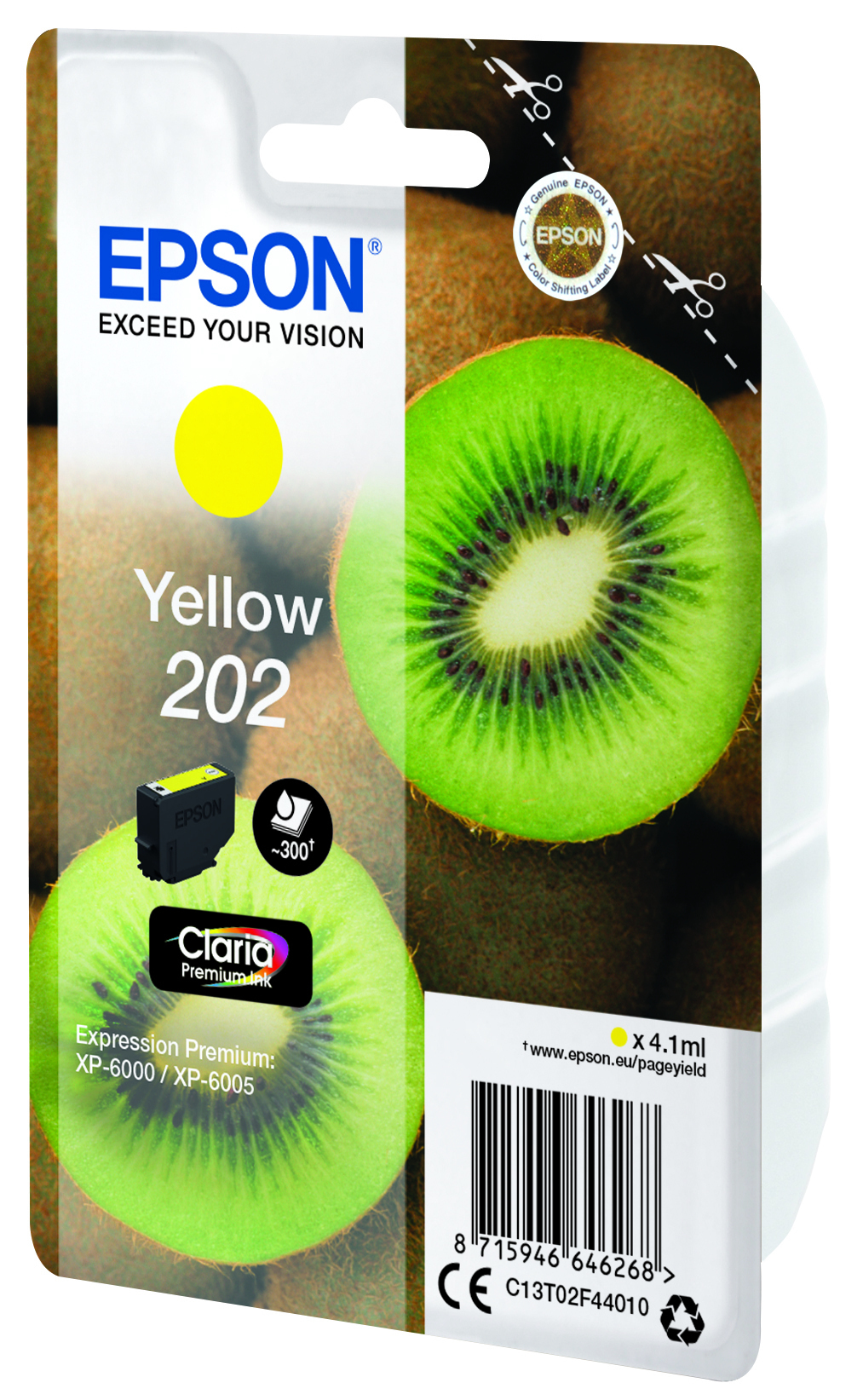 Voir la diapositive 3 : EPSON Cartouche d'encre Kiwi N202