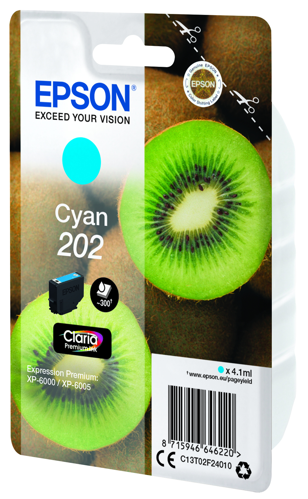 Voir la diapositive 3 : EPSON Cartouche d'encre kiwi N202