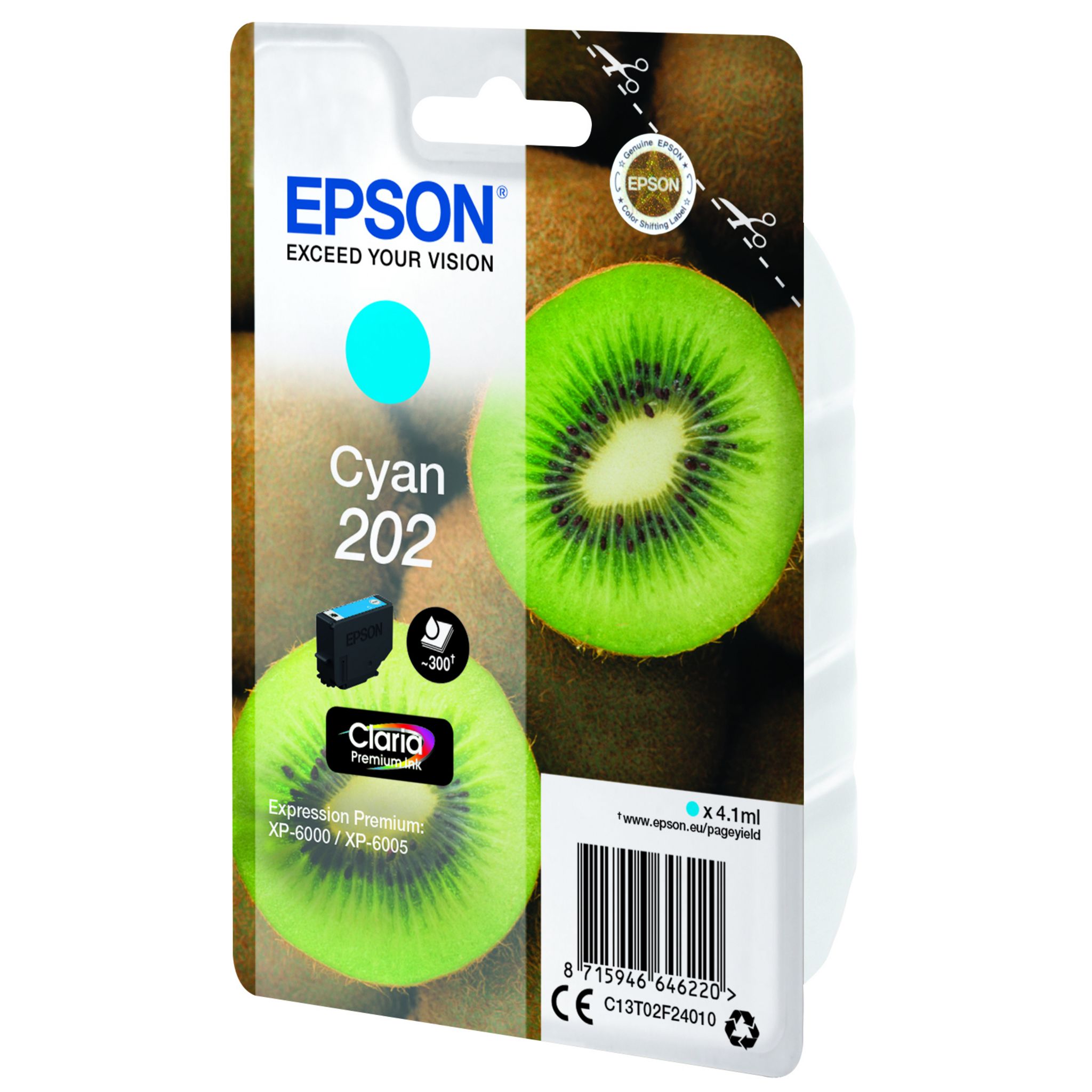 Voir la diapositive 3 : EPSON Cartouche d'encre kiwi N202