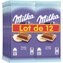 MILKA Tablette de chocolat tendre au lait du Pays Alpin 12 pièces 12x100g