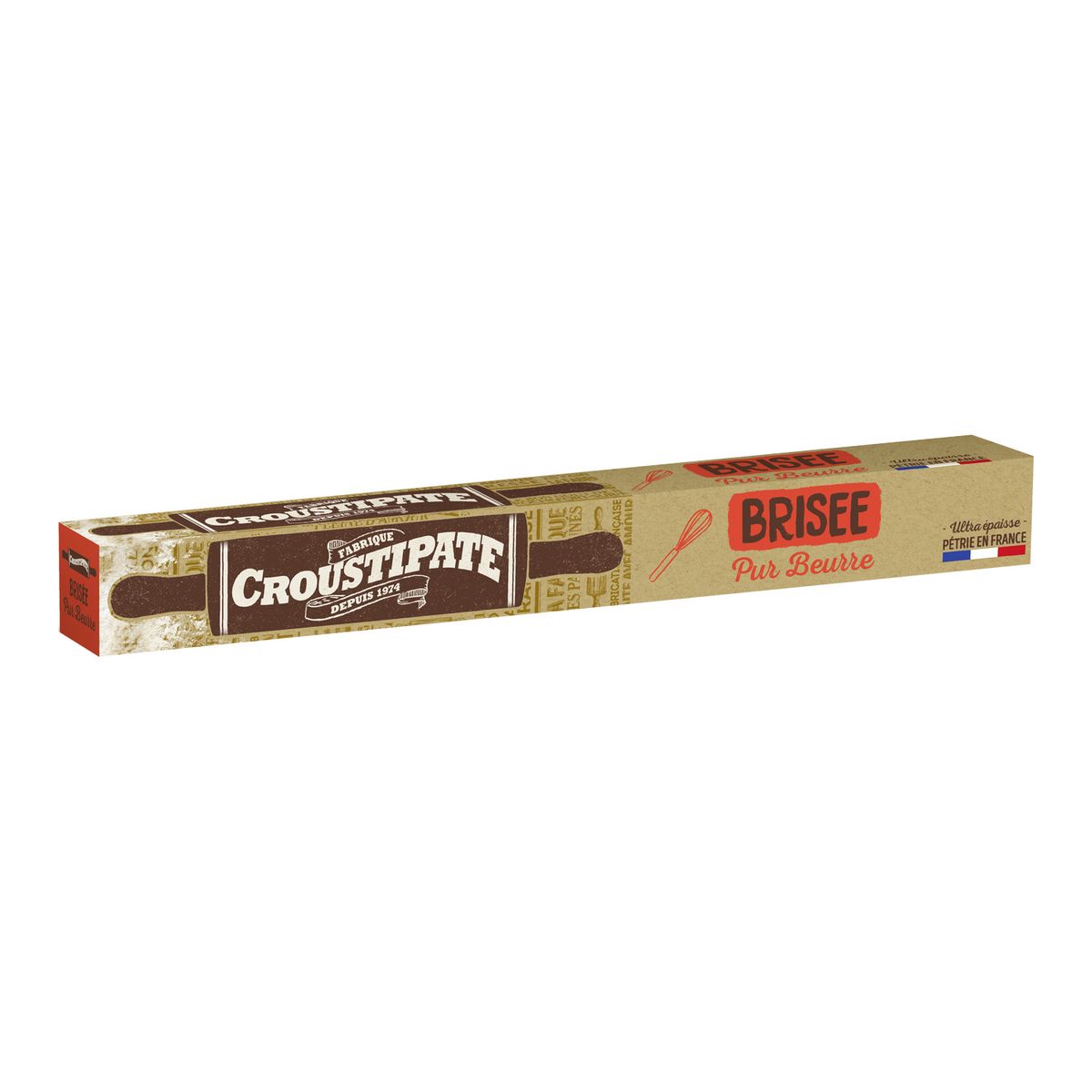 CROUSTIPATE Croustipâte pâte brisée au beurre 280g