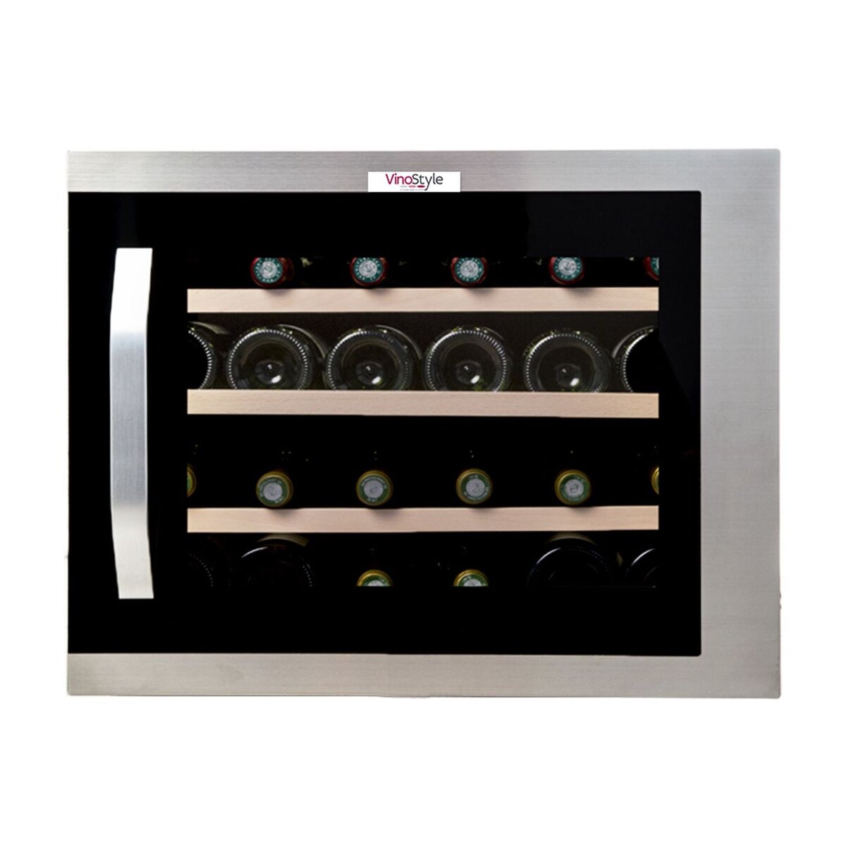 VINOSTYLE Cave à vin de service - VSI24MOIN, 24 bouteilles, 42 dB, Porte  vitrée pas cher 