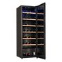 Voir la diapositive 2 : VINOSTYLE Cave de service VSS150PVNF, 147 bouteilles, 48 dB, Porte vitrée