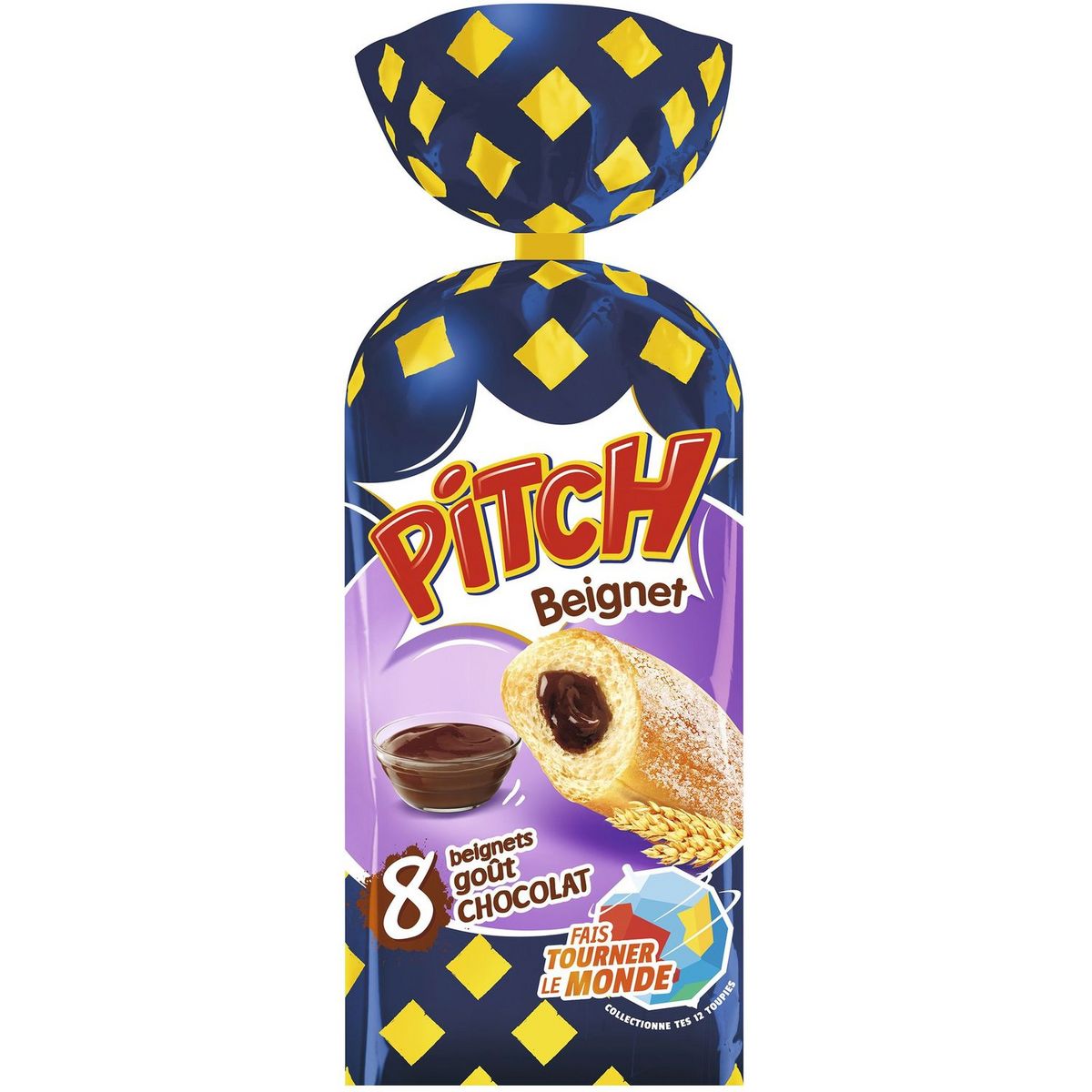PITCH Pitch Beignets fourrés au chocolat 350g 8 pièces 350g