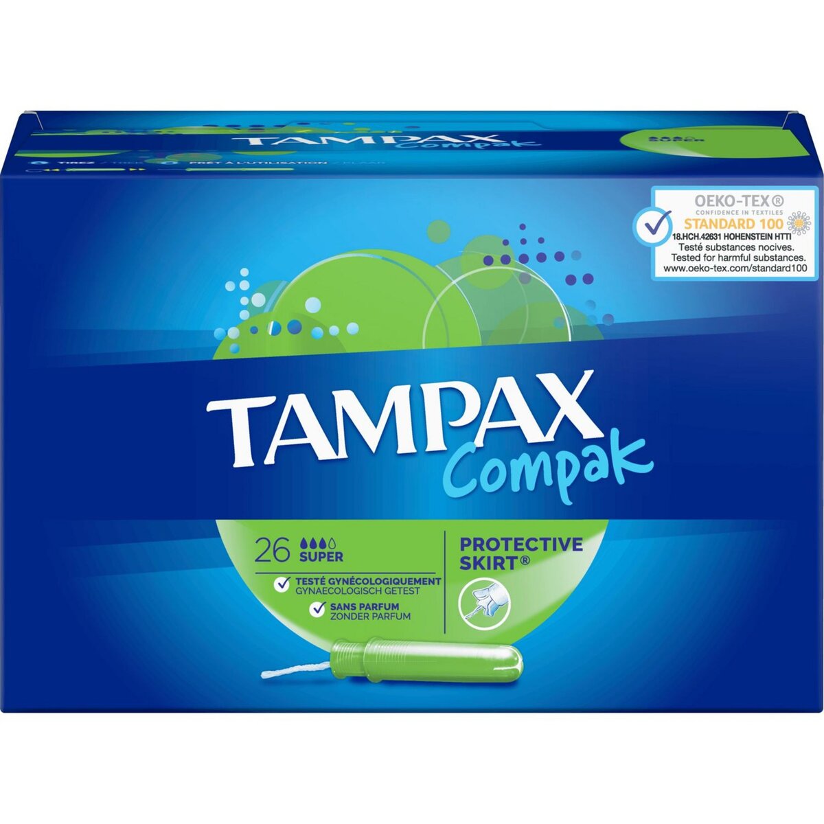 TAMPAX Compak Tampons avec applicateur super 26 pièces