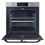 Voir la diapositive 3 : SAMSUNG Four encastrable NV75N5671BS, 75 L, Multifonction, 2 cavités indépendantes, Double porte, Nettoyage pyrolyse