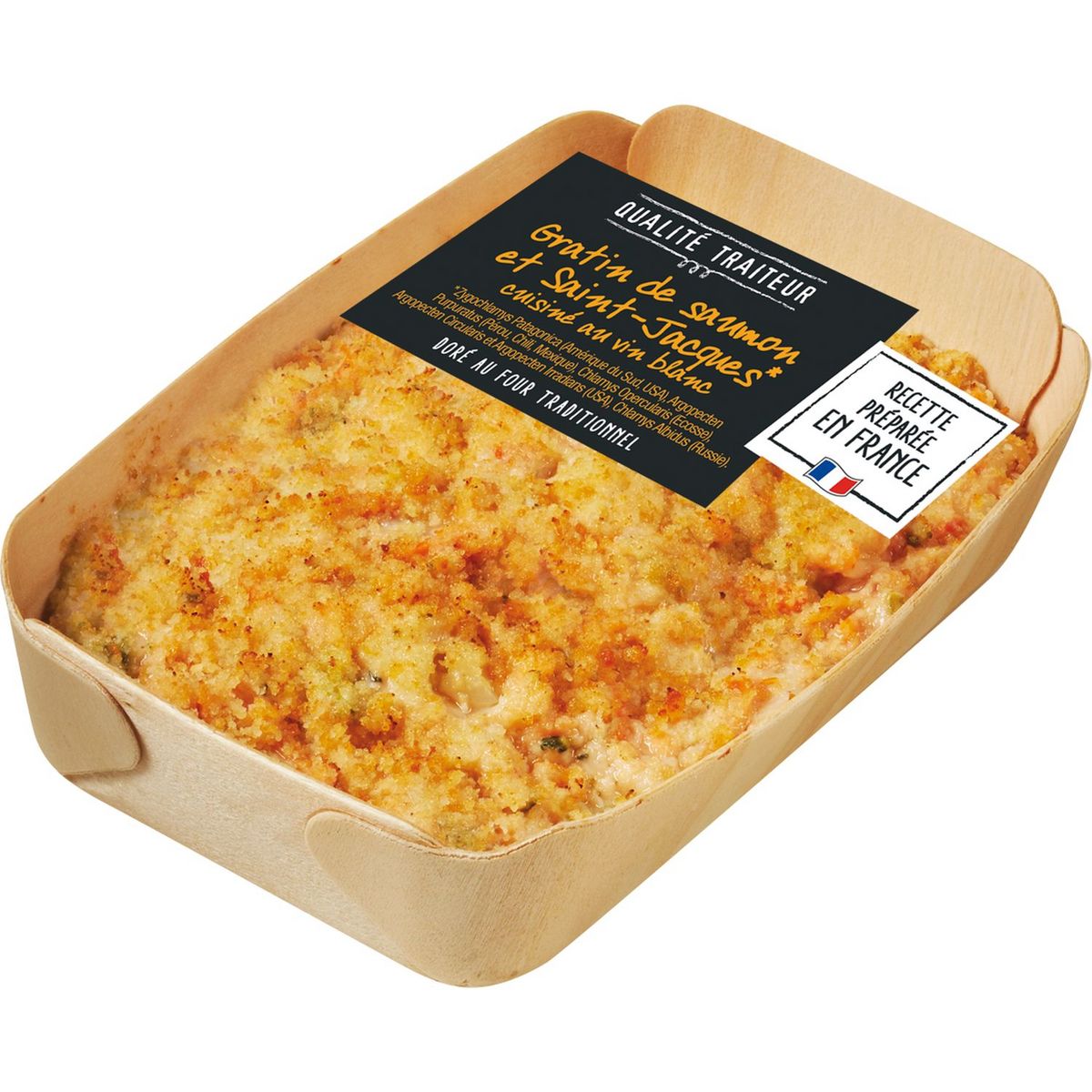 gratin de saumon au Saint Jacques 300g