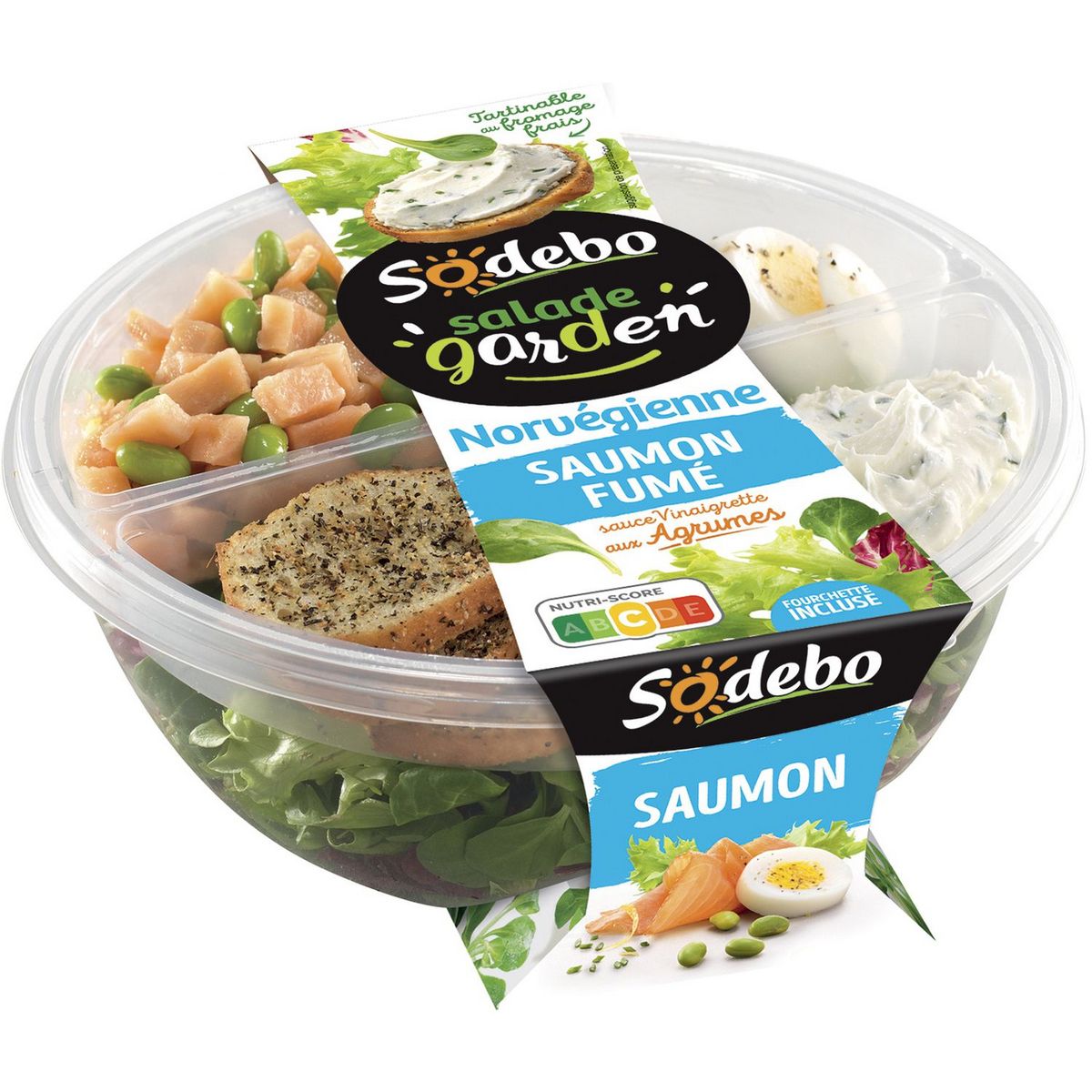 SODEBO Salade au saumon et mascarpone 240g