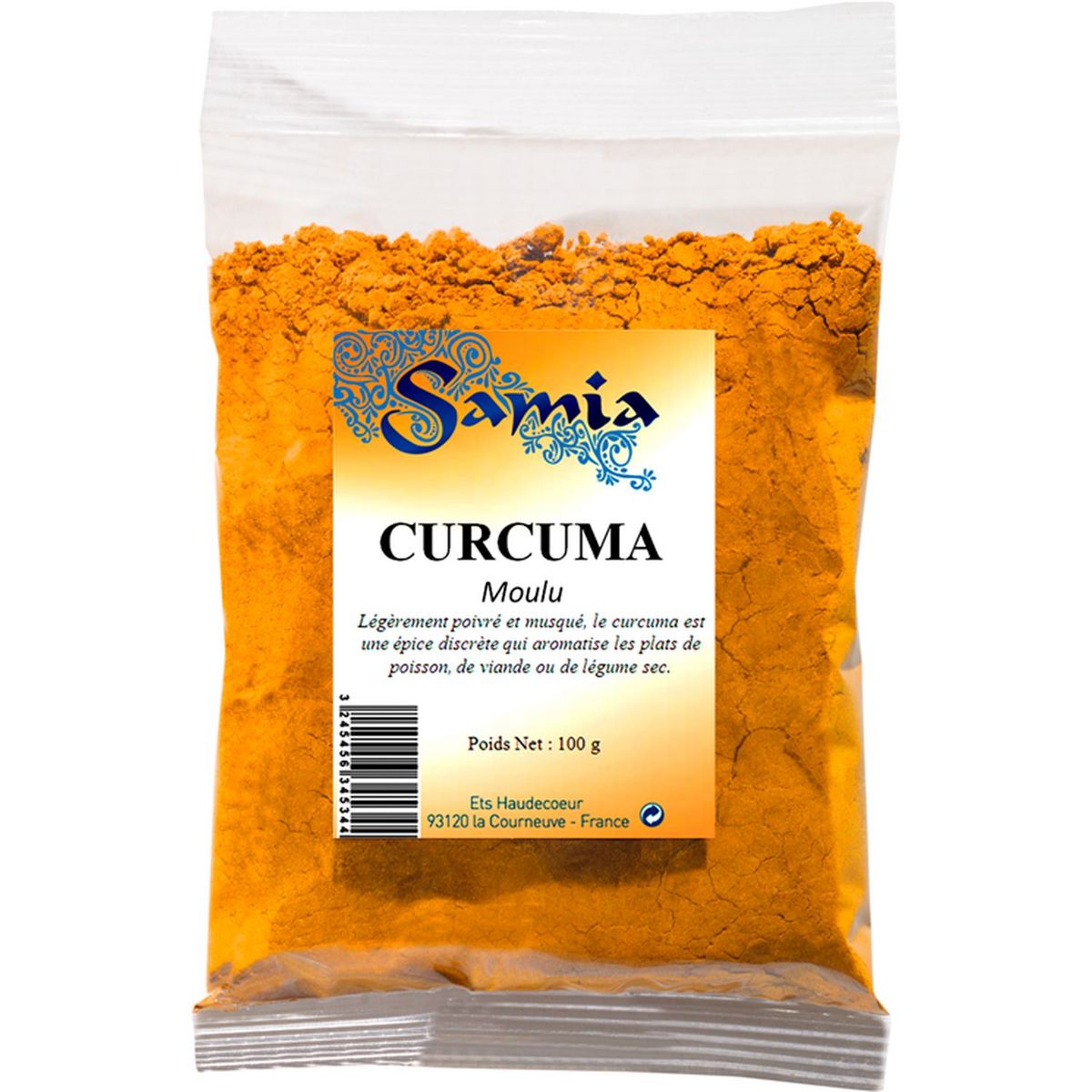 CONTINENT DES EPICES Continent des Epices curcuma moulu 100g