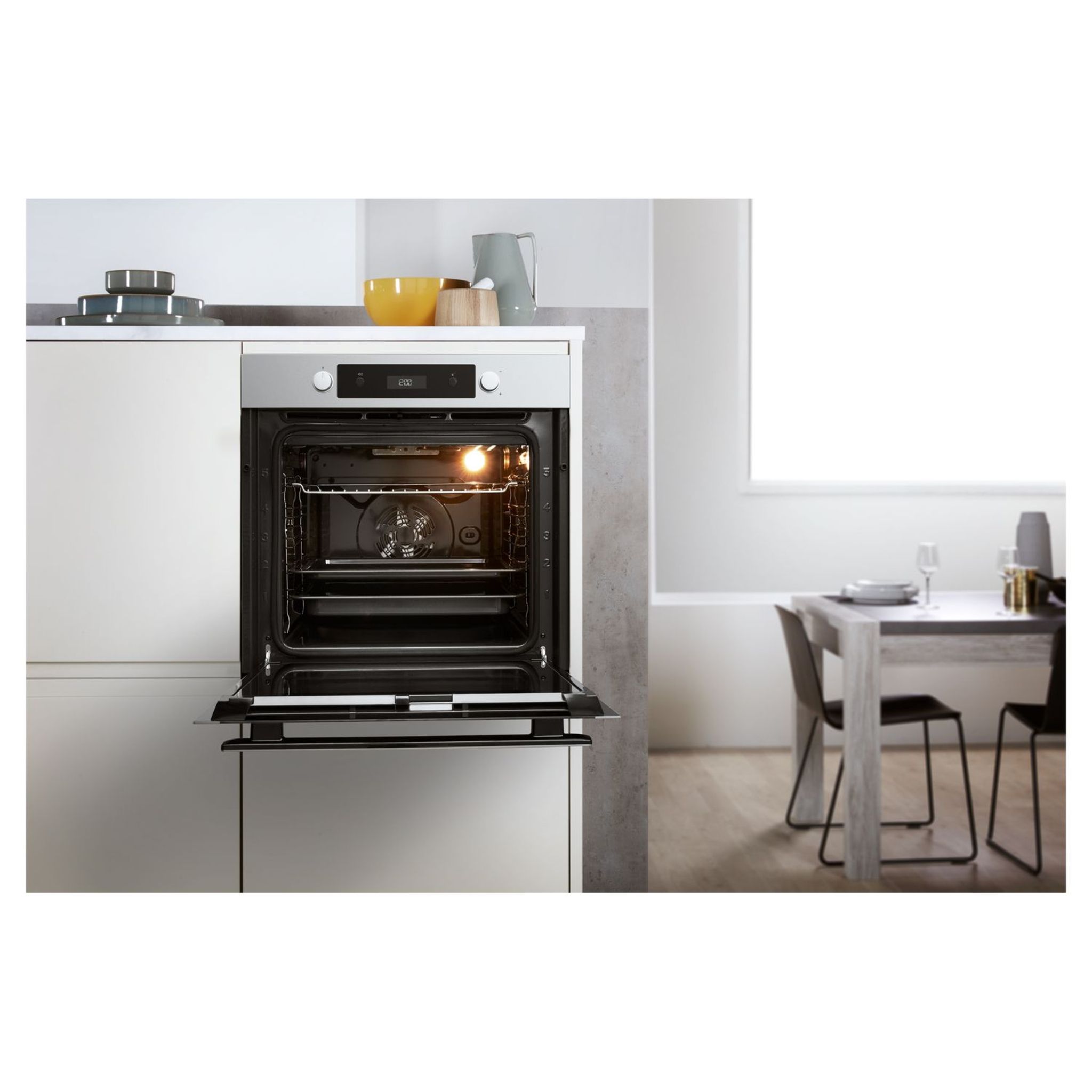 Voir la diapositive 3 : WHIRLPOOL Four encastrable OAKZ9 444 P IX, 73 L, Multifonction, Chaleur pulsée, Nettoyage pyrolyse