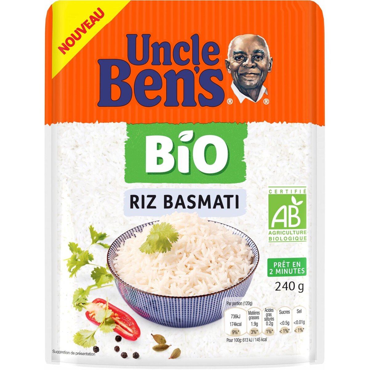 Ben's Original Riz Basmati 1Kg 