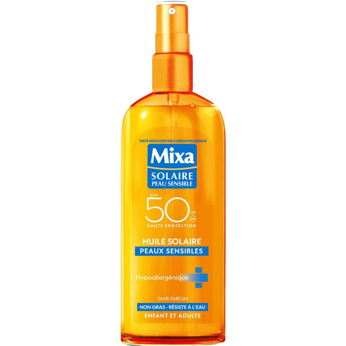 MIXA Mixa solaire huile tolérance 150ml