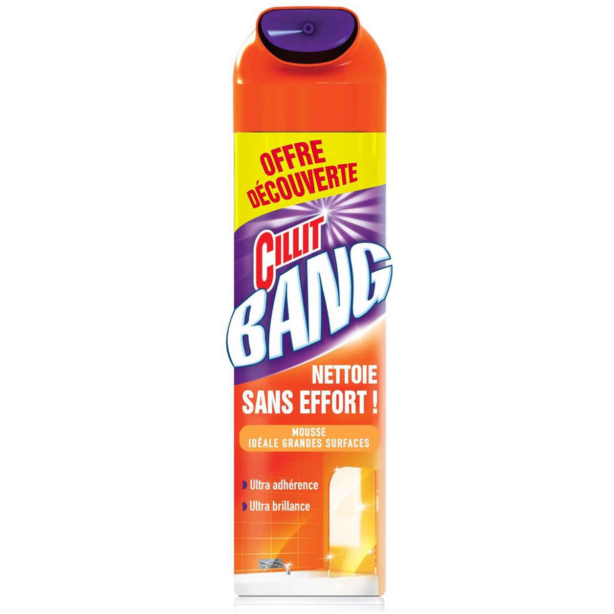 CILLIT BANG Mousse active nettoyante spéciale grande surface 600ml